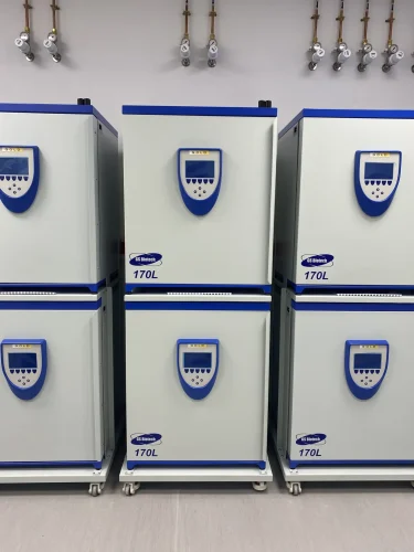 5 double stacked units in new lab